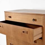 Midcentury Chest of Drawers / Tall Boy in Teak by Nathan. Vintage Modern /