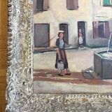Oil on panel Hyppolite Tavernier