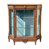 Showcase in walnut Louis XVI Style