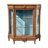 Showcase in walnut Louis XVI Style