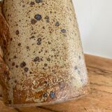 Vintage sandstone pitcher signed Guy Baudat