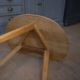 Oak table tripod legs 1950