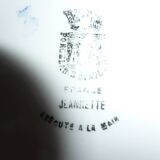 Vintage round plate from Gien model Jeannette 231110