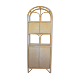 High shelf in vintage rattan