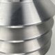 Space age aluminum mushroom dome lamp by Hans Agne Jakobsson for Markaryd, Sweden 1960s