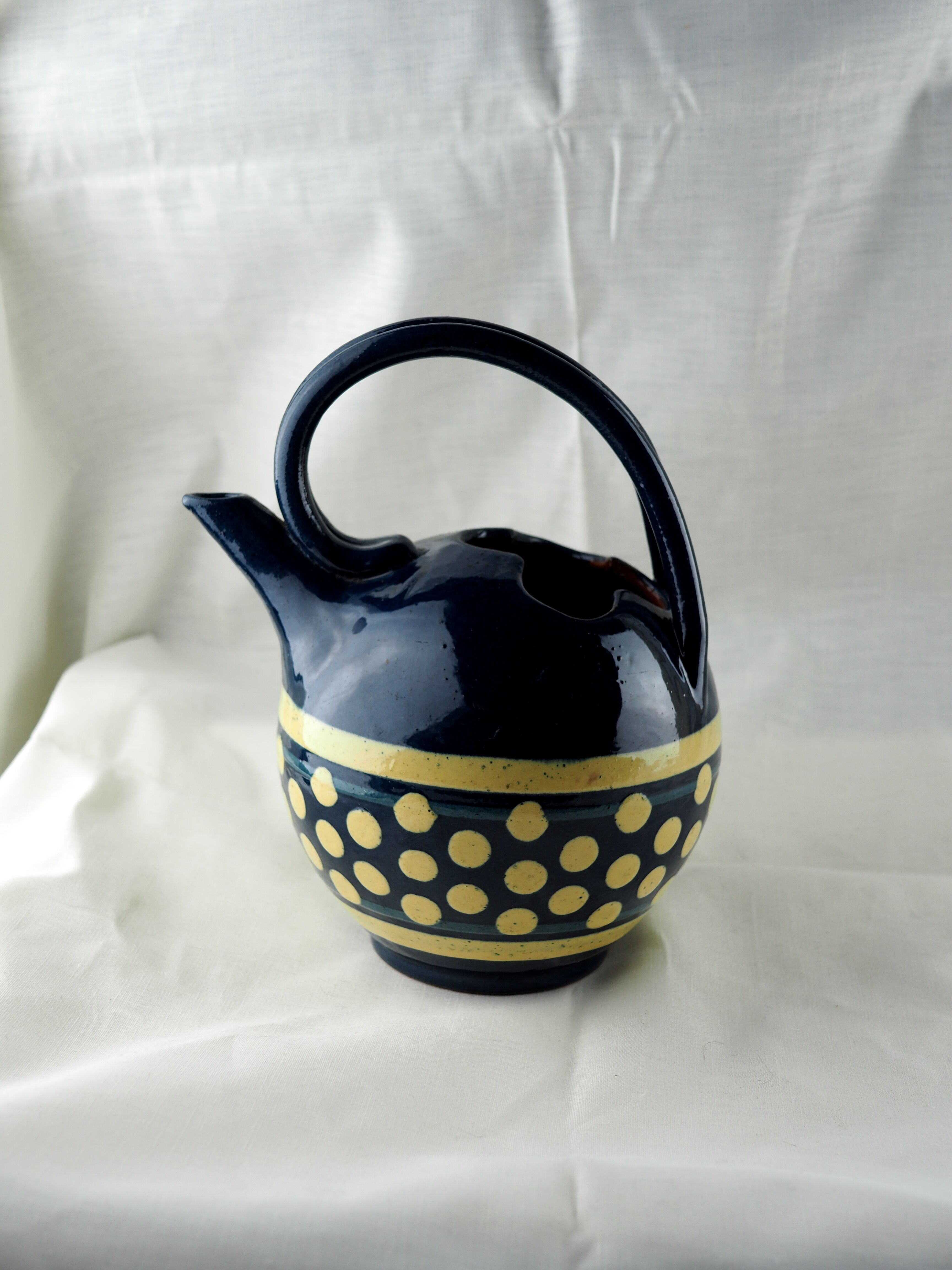 Polka dot pourer - Paul Jacquet - early XXth