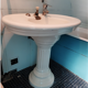 Old sink on column - Jacob Delafon - 1930s