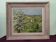 Tableau HST paysage printanier signé vintage 70