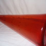 Vase diabolo bullé, Murano des années 60