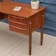 Bureau danois en teck double faces