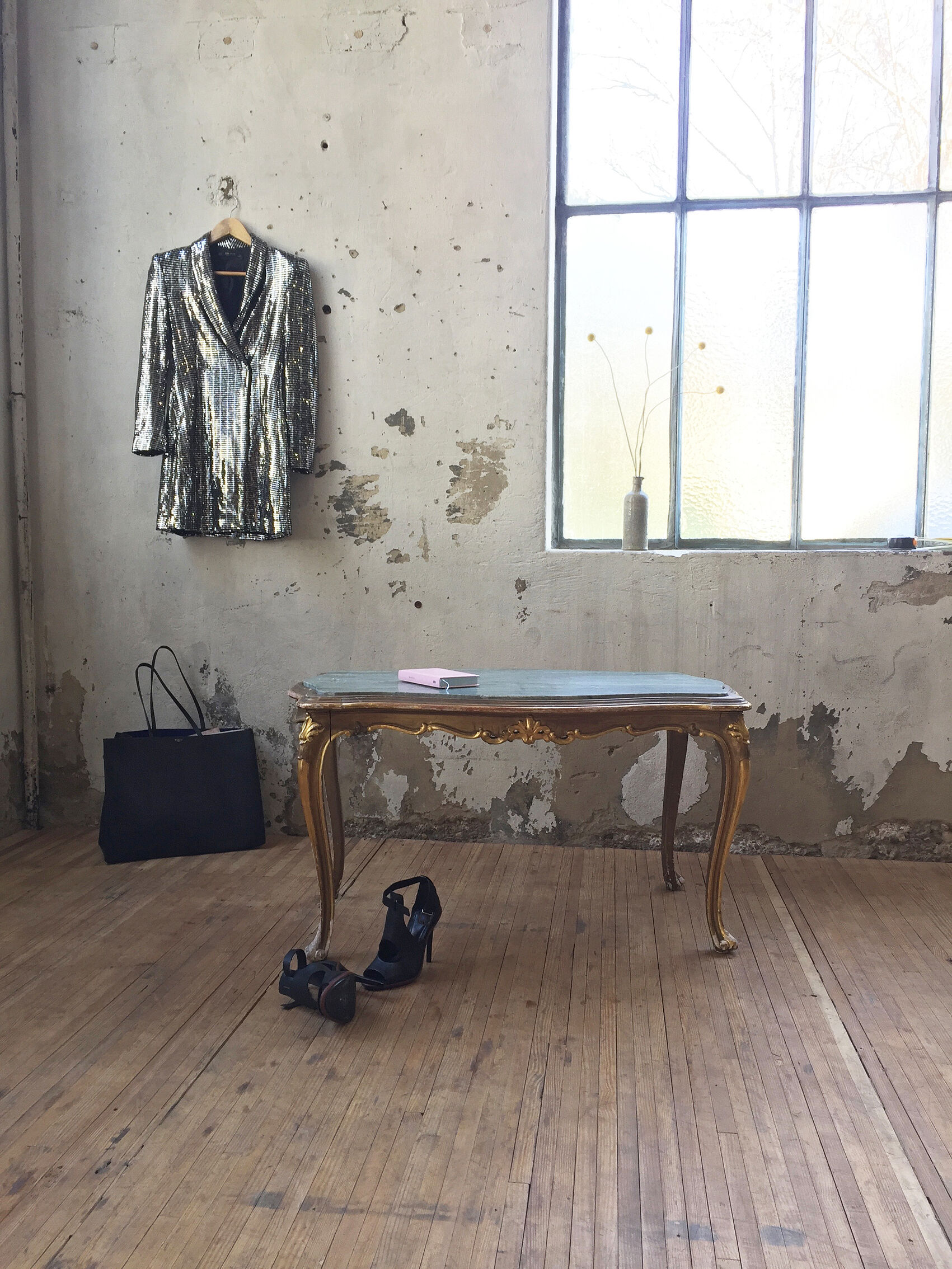 Louis XV marble coffee table