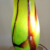 Ancienne lampe verre Murano Italie signée F.Silviy