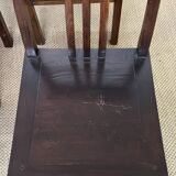 Set of 6 Mahogany wooden chairs