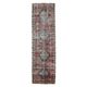 1960s Turkish Hand-Knotted Red Runner Rug 111x391
