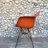 Eames DAR fiberglass armchair with original Eiffel base, Herman Miller 1963