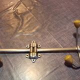 Wall coat rack with 2 hooks