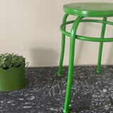 Metal and wood stool