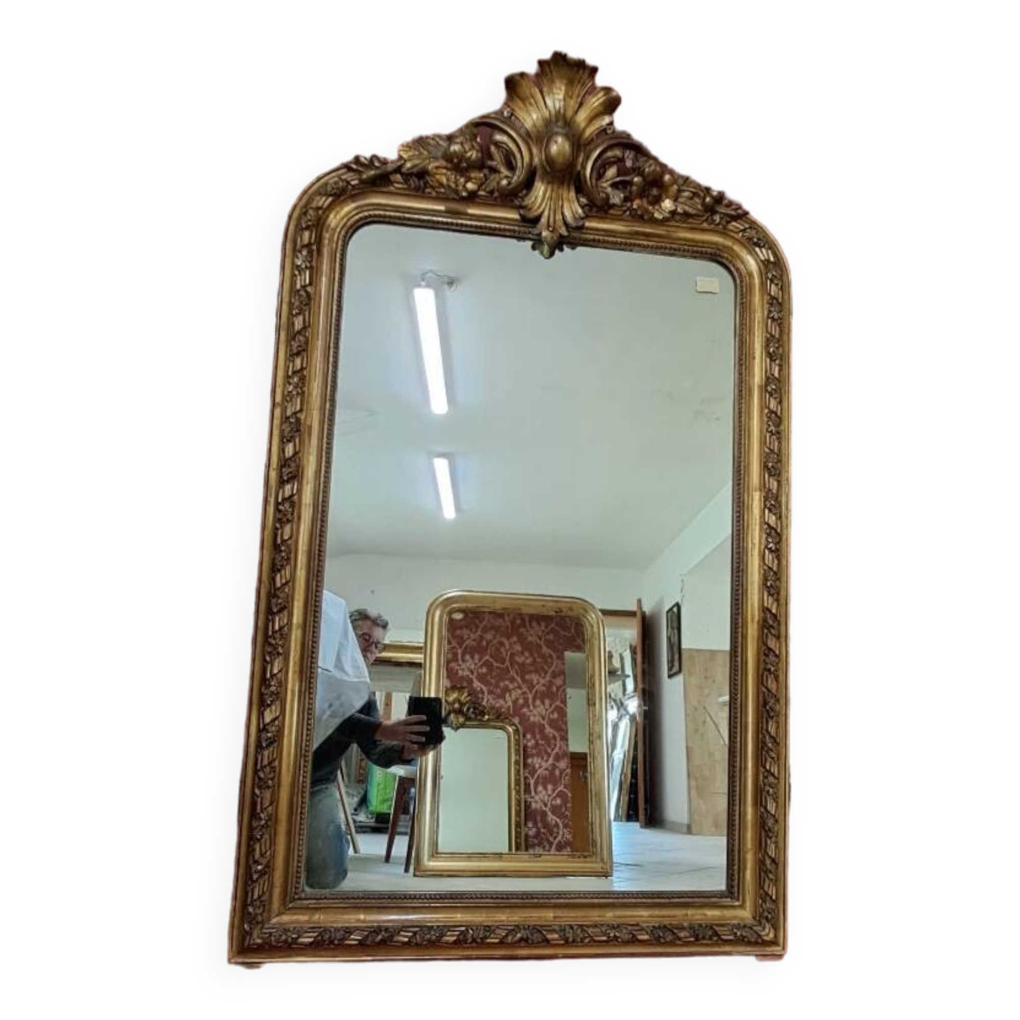 Louis Philippe period mirror 157 x 97