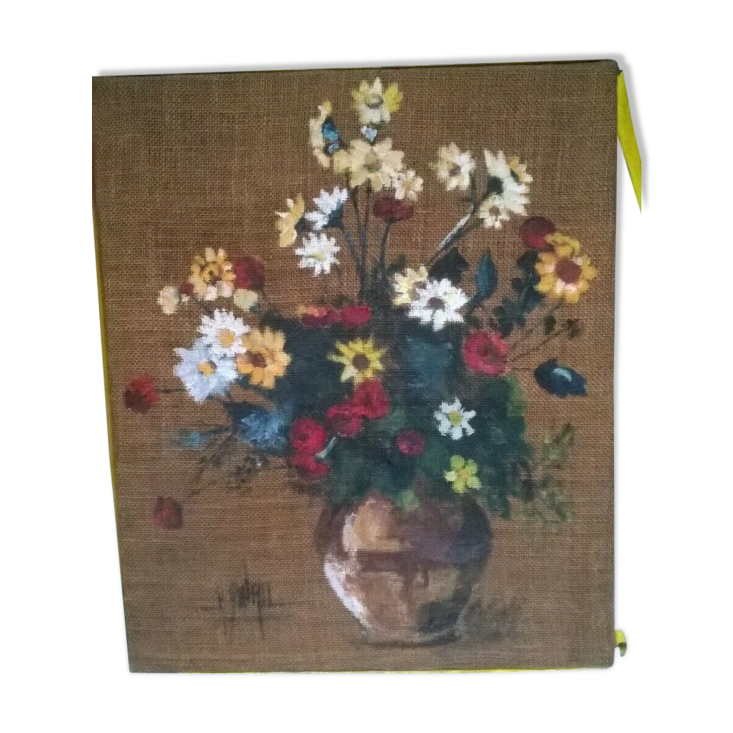 Flower vase painting