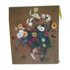 Tableau vase aux fleurs