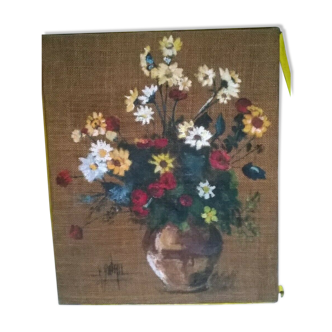Flower vase painting