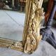 Large Louis XV gilded shell mirror from the 19th century