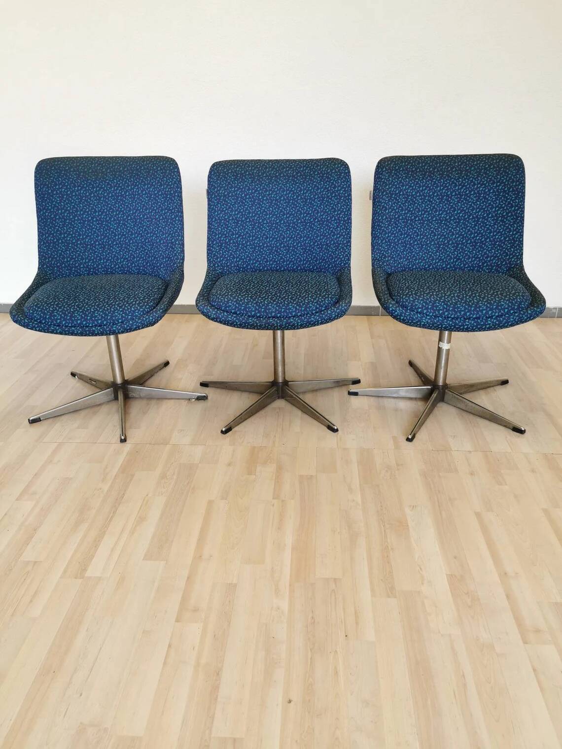 1 of 3 Vintage Niko Kralj Era Swivel Office Chair - Stol Kamnik, Yugoslavia