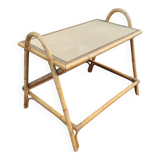 Vintage rattan coffee table