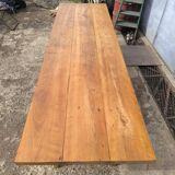 Grande table de ferme ancienne en hêtre 2m56 vintage rustique 10 places