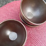 Set of 3 small Norman pottery bowls