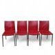 Roberto barbieri pour zanotta, 2 fauteuils et 4 chaises "lia"