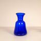 Midcentury collection of eight blue vases by Erik Höglund, Sweden, 1960s.