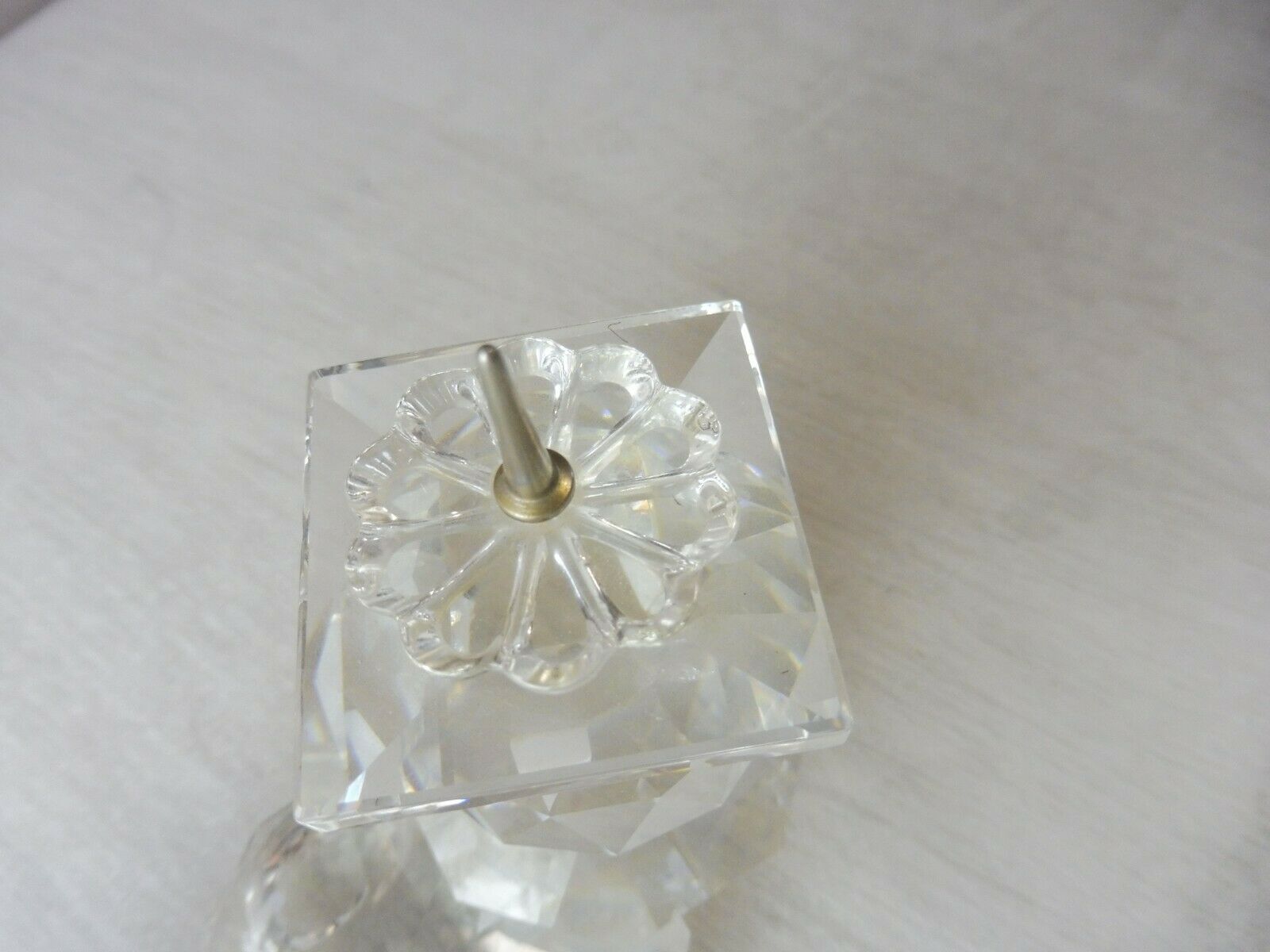 Candle holders with 3 candles, made of Swarovski crystal