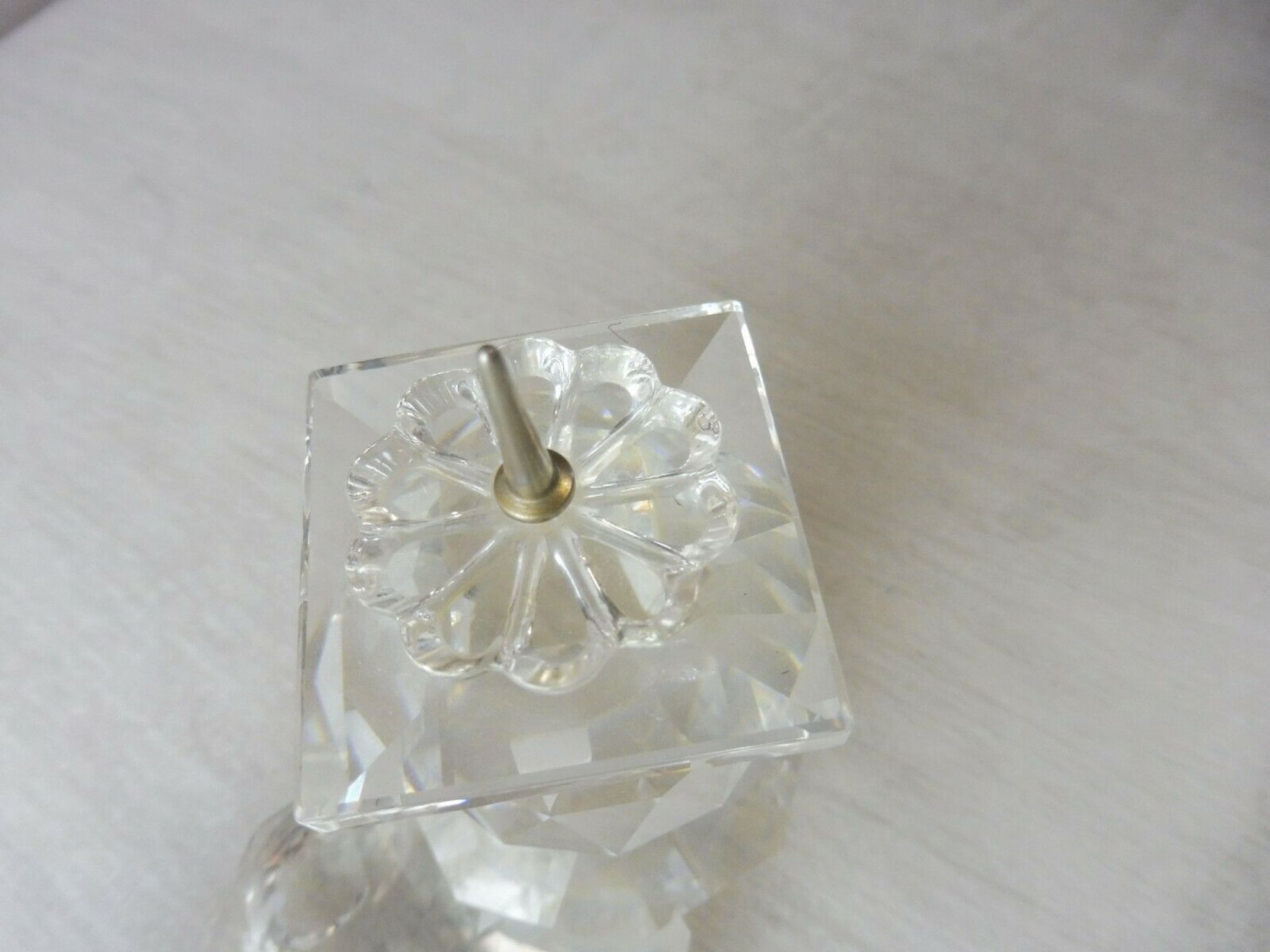 Candle holders with 3 candles, made of Swarovski crystal