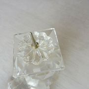 Candle holders with 3 candles, made of Swarovski crystal