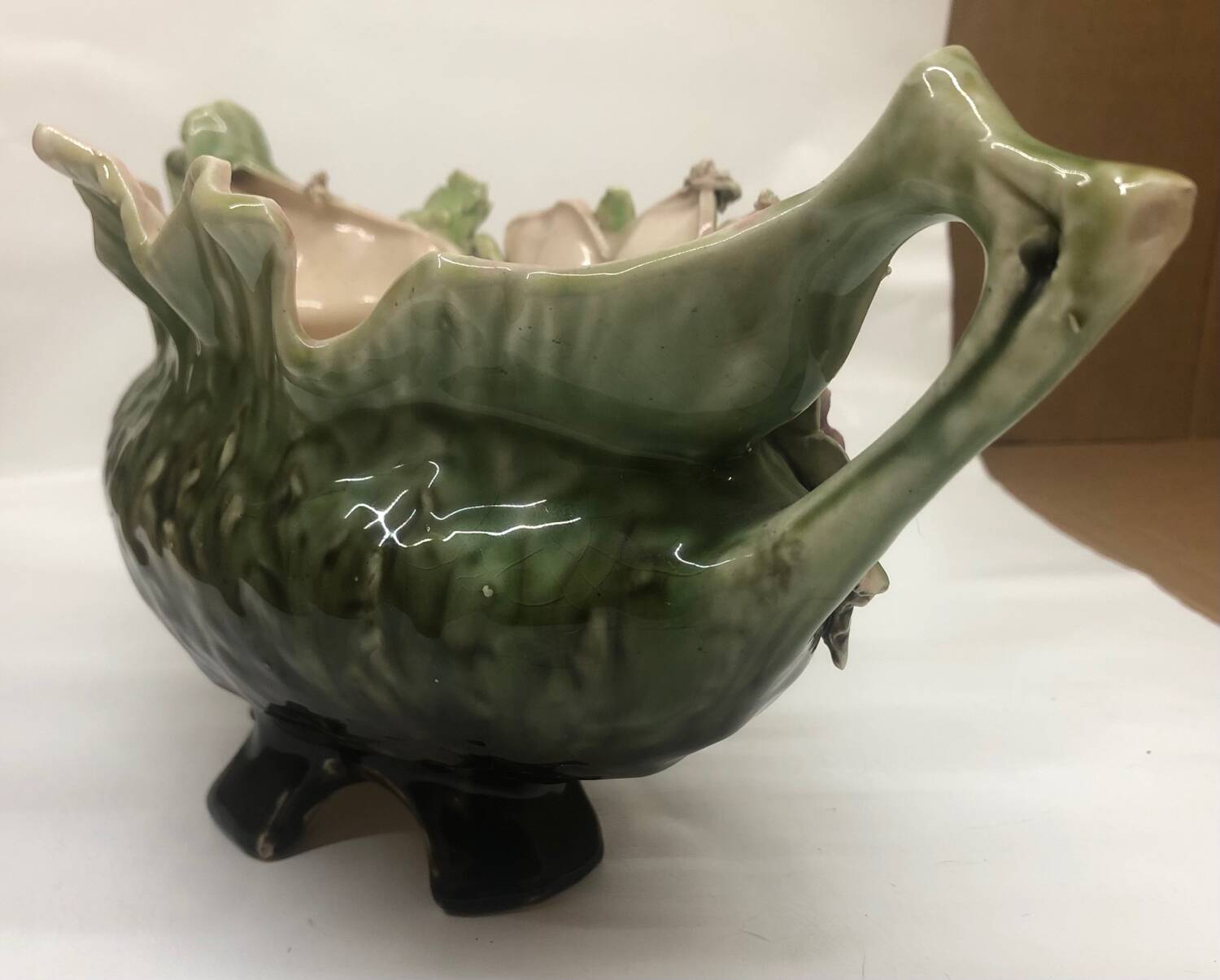 Flower slip planter vase 1900