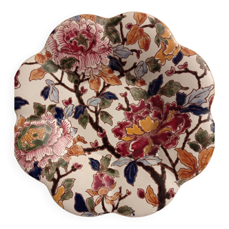 Gien peonies plate