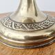 Art Nouveau style brass lamp