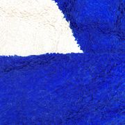 Moroccan Berber Beni Ouarain rug with blue patterns, 2.40x1.60m