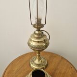 Lampe style art nouveau laiton