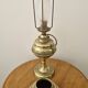 Art Nouveau style brass lamp