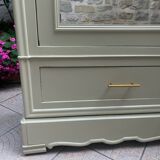 Old wooden bonnet cupboard