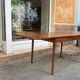 Vintage dining table from the 60s in extendable teak