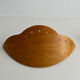 Pair of vintage wall lamps in wood France 1980