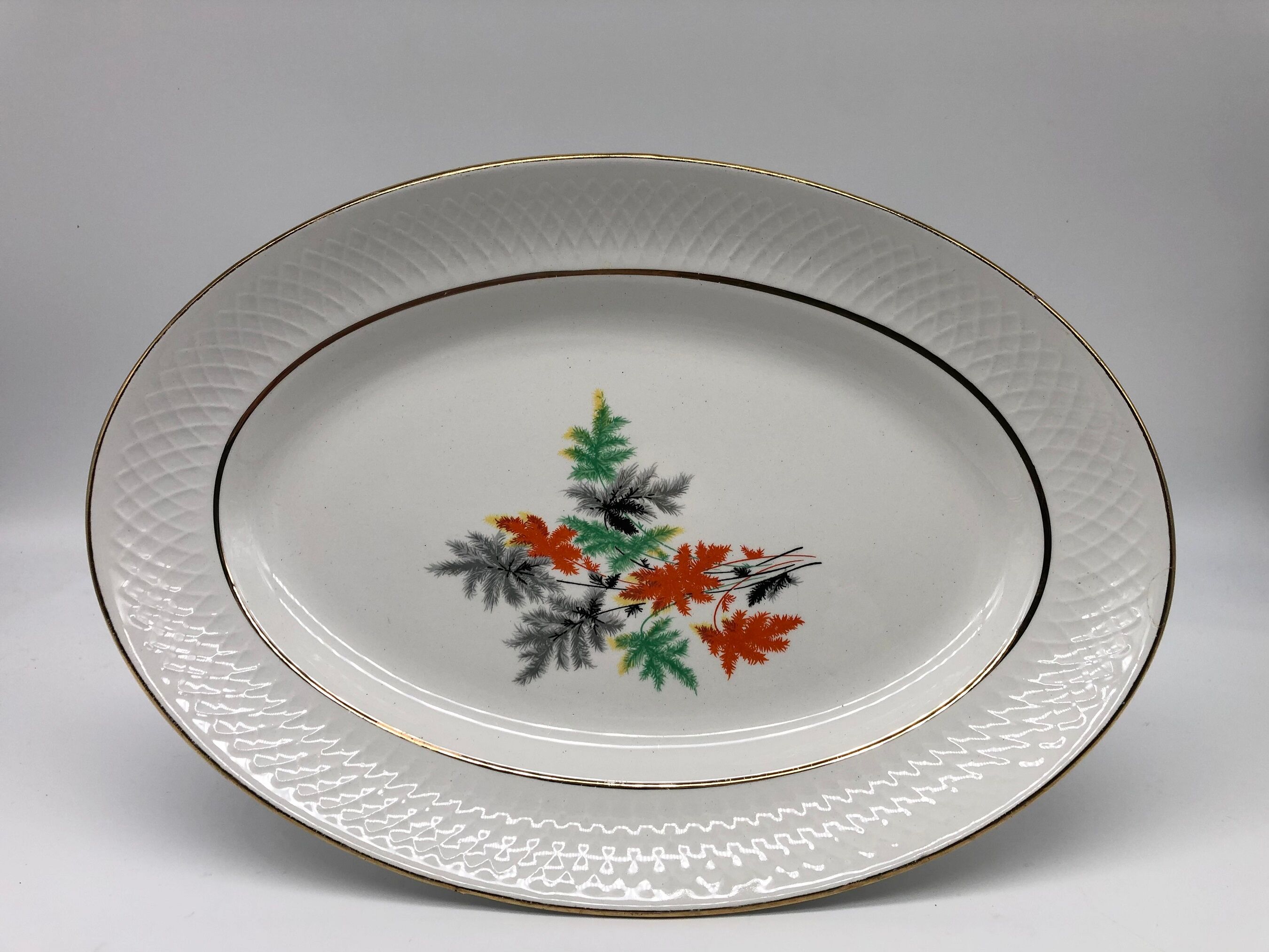 Oval serving dish "Orchies Moulin des Loups"