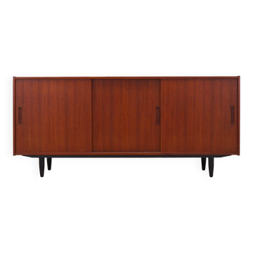 Enfilade en teck, design danois, années 1970, production : Danemark