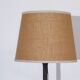 Hammered iron floor lamp in the style of Marolles