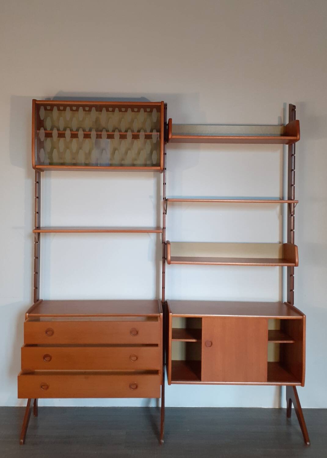 Ergo Teak Storage Cabinet, Vintage Scandinavian 1960s