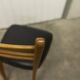 Pair of Scandinavian 1960 beech chairs