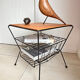 Side table / Vintage 50s-60s magazine rack table